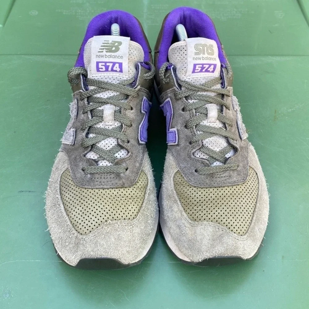 New Balance 574 x SNS Nature Sneakersnstuff‎ Olive Green Purple Suede ML574NS2